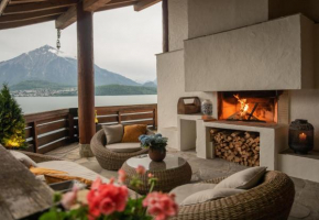 Lakeside Chalet with Panorama View